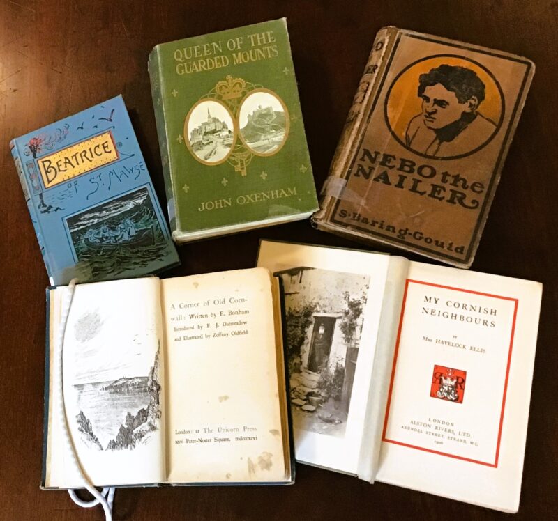A range of historic Cornish Fiction titles