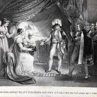 The birth of a son, titled the King of Rome, the following year in March 1811, seemed to assure the future of the empire, which was now at its largest. It was also surrounded by a ring of vassal states ruled over by the emperor’s relatives while other territories were closely bound to the empire by treaties. Even Austria seemed bound to France by Napoleon’s marriage to Marie-Louise.